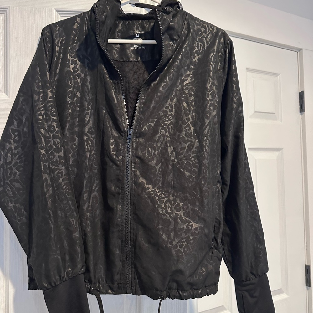 Love Black Leopard Print Jacket